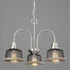 Biarritz 3 Light 20 inch Brushed Nickel Chandelier Ceiling Light